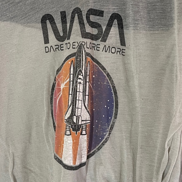 Retro NASA T-Shirt 3X Cropped - Picture 3 of 6